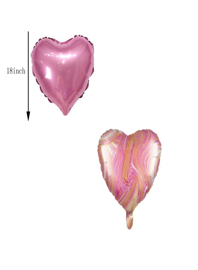 CSTYWC 9PCS Happy Birthday Mylar Balloons Set 36inch Hot Pink Happy Birthday Foil Balloons Decorations for Barbie Party Decorations Princess Girl's Birthday - Image 3